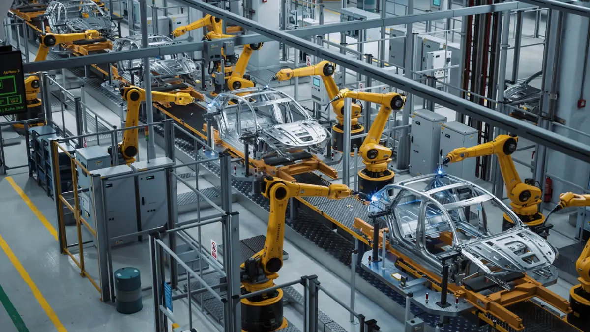 Robotic material handling solutions in the automotive sector
